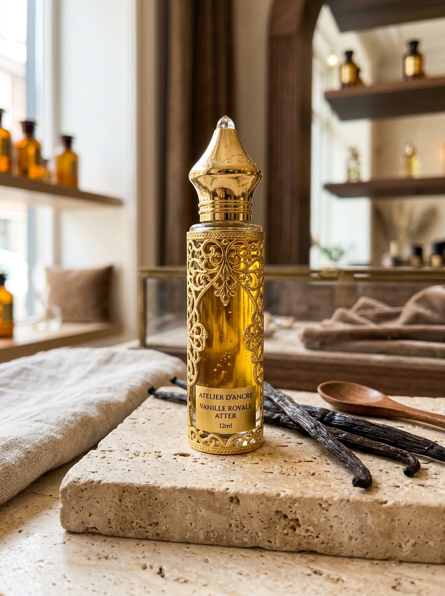 Classic Amber and Vanilla Attar Roll-on by Ishaq Scents